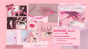 Pembe Anime Estetik resimler — Pembe estetik GIF Duvar Kağıdı