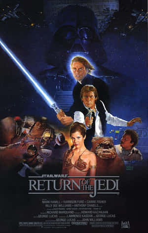 Caption: The Epic Battle in Return of the Jedi — Nubia Flip2 Duvar Kağıdı