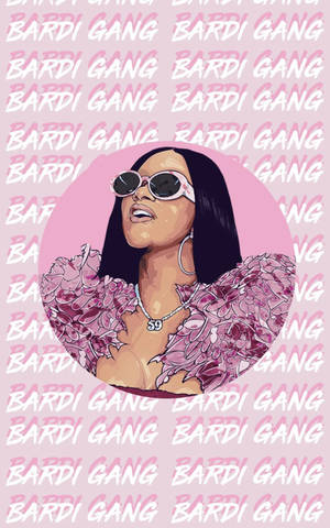 Cardi B Pembe Bardi Çetesi duvar kağıdı — Galaxy Tab Duvar Kağıdı