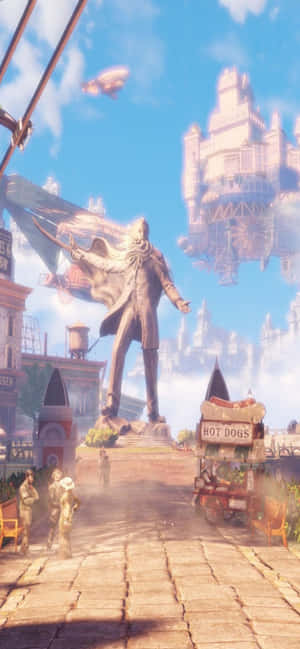 iPhone Xs Max Bioshock Infinite Arka Planı — POCO M8 Duvar Kağıdı