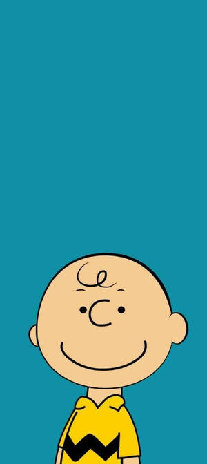 Charlie Brown turkuaz arka plan duvar kağıdı — 20:9 Duvar Kağıdı