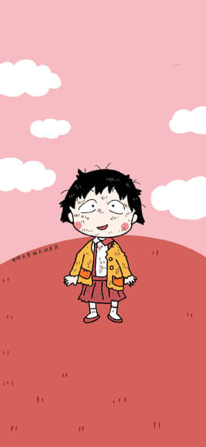 Chibi Maruko Chan arka plan — Realme C Duvar Kağıdı