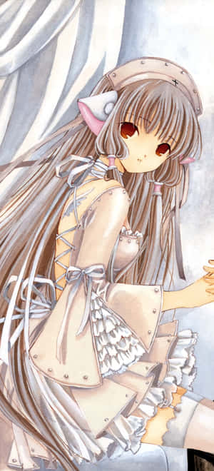 Chobits arka planı — Honor Magic8 Pro Duvar Kağıdı