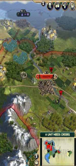Iphone X Civilization V Arka Plan — POCO M8 Duvar Kağıdı