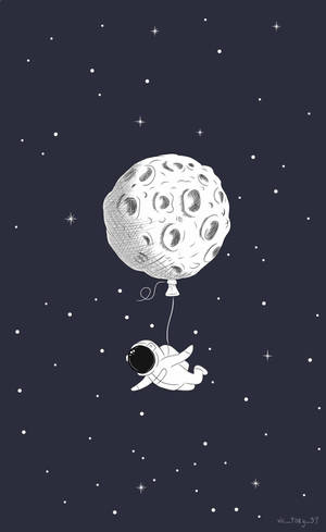 Çizgi Film Astronotu ve Ay Balonu