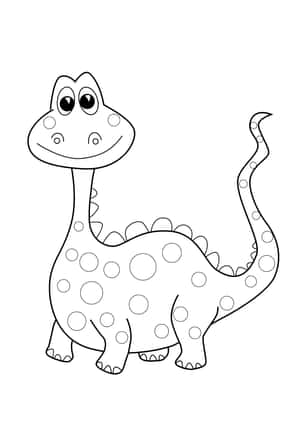 Dinozor Boyama Resimleri — iPad Pro M4 Duvar Kağıdı