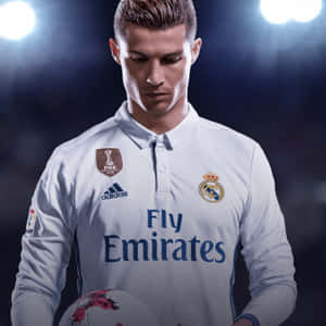 Cristiano Ronaldo sahada poz veriyor — Cristiano ronaldo Duvar Kağıdı