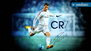 Cristiano Ronaldo İmza Duvar Kağıdı