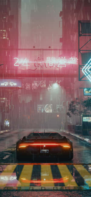 Cyberpunk 2077 Arka Plan — POCO M7 Plus Duvar Kağıdı
