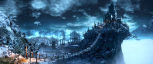 Dark Souls 3'teki bir oyun konumunun ultrawide grafikleri duvar kağıdı — 3440x1440 Duvar Kağıdı