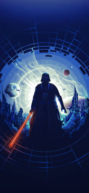 Vader Tarihi Star Wars 4k iPhone — iPhone 15 Plus Duvar Kağıdı