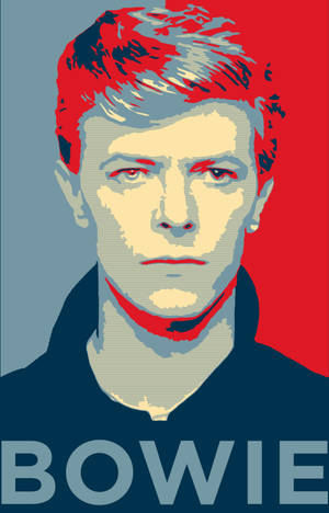 David Bowie kırmızı mavi mobil sanat eseri duvar kağıdı. — Galaxy Tab Duvar Kağıdı