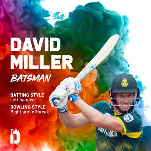 David Miller Renkli Duman — 1:1 Duvar Kağıdı