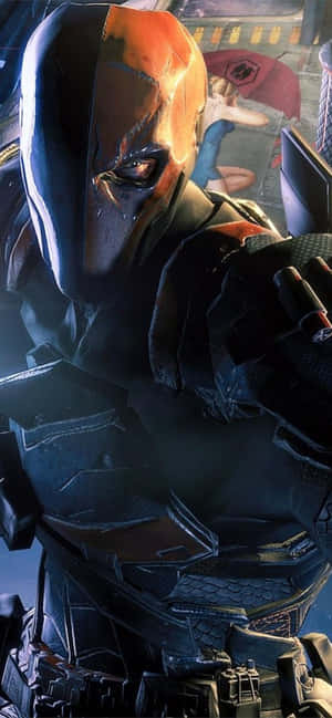 Deathstroke arka planı — POCO M8 Duvar Kağıdı