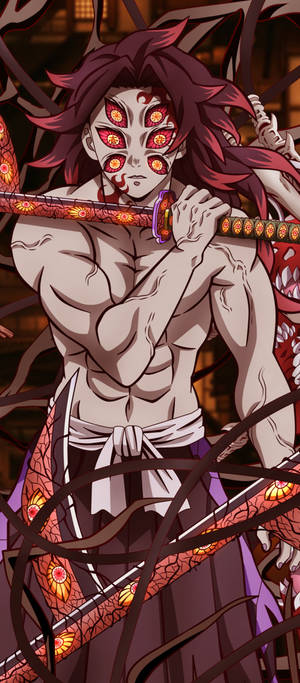 Demon Slayer Kokushibo — Galaxy Z Flip 7 Duvar Kağıdı