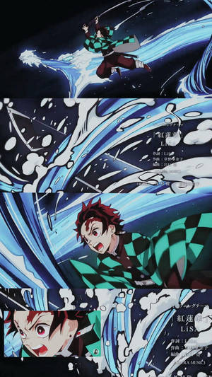 Demon Slayer Telefon Tanjiro Yetenekleri — Demon slayer telefon Duvar Kağıdı