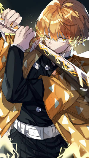 Demon Slayer Usta Kılıç Ustası Zenitsu — Zenitsu demon slayer Duvar Kağıdı