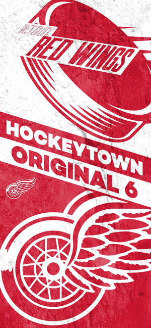 Detroit Red Wings Hockey Town duvar kağıdı — iPhone 17 Duvar Kağıdı