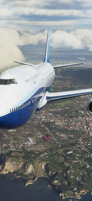 iPhone Xs Microsoft Flight Simulator Arka Planı — POCO X Duvar Kağıdı