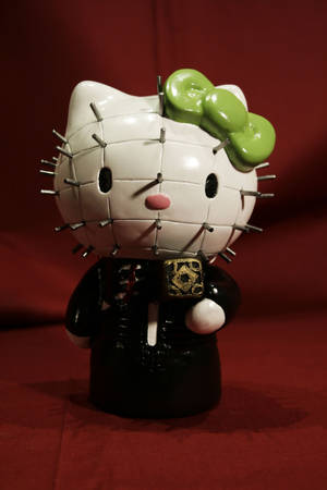 Dikenli Yüzlü Cadılar Bayramı Hello Kitty duvar kağıdı — Hello Kitty Cadılar Bayramı Duvar Kağıdı