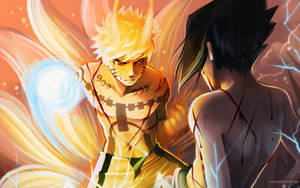 Dokuz Kuyruklu Naruto ve Sasuke Savaşı duvar kağıdı — Naruto vs sasuke Duvar Kağıdı