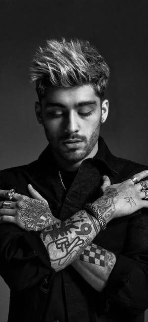 Dövmeli Zayn iPhone Duvar Kağıdı — Harika iPhone Duvar Kağıdı