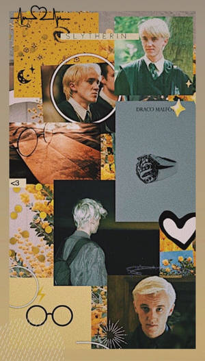 Draco Malfoy Sarı Estetiği — Harry potter estetik Duvar Kağıdı