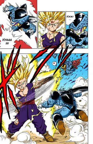 Dragon Ball Super Manga'dan Epik Savaş Sahnesi — Galaxy Z Fold 8 Duvar Kağıdı