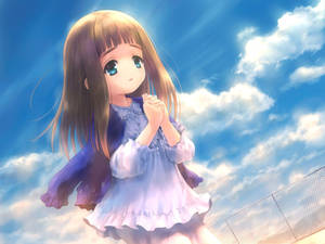 Dua eden anime çocuğu duvar kağıdı — Anime çocukları Duvar Kağıdı