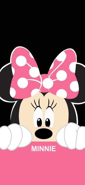 Duvardan bakan Minnie Fare duvar kağıdı