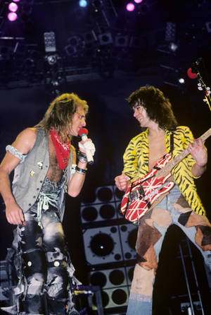 Eddie Van Halen David Lee Roth — Huawei MatePad Air (2025) Duvar Kağıdı