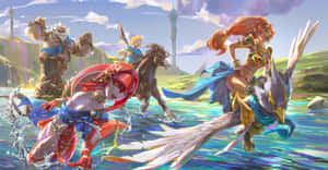 Efsanevi kılıç Master Sword, Hyrule krallığını kurtarma yolculuğunda seni çağırıyor. — Zelda efsanesi GIF Duvar Kağıdı