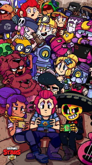 Eğlenceli MOBA Oyunu Brawl Stars 4K — Video oyunu GIF Duvar Kağıdı