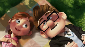 Ellie ve Carl Fredricksen Yukarı Bak film duvar kağıdı — Chromebook Duvar Kağıdı