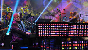 Elton John Puantiye Desenli Piyano duvar kağıdı — Pro Display XDR Duvar Kağıdı