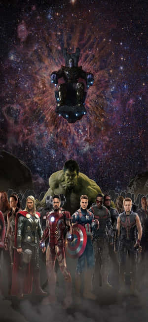 iPhone Xs Marvel's Avengers Arka Plan — Nubia NaviX Ultra Duvar Kağıdı