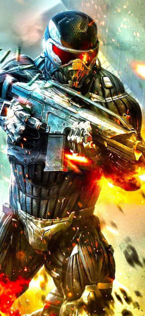 iPhone X Crysis 3 Arkaplan — POCO M8 Duvar Kağıdı
