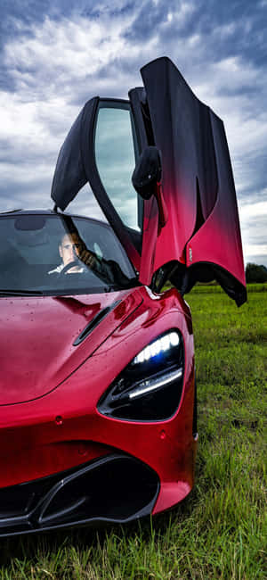 iPhone X McLaren 720S Arkaplan — Galaxy A35 Duvar Kağıdı