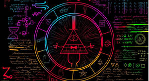 Estetik Bill Cipher Dizüstü Bilgisayar duvar kağıdı — Estetik laptop GIF Duvar Kağıdı