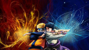 Estetik Naruto — Naruto vs sasuke Duvar Kağıdı