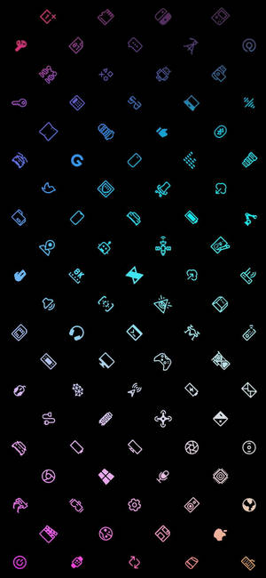 Estetik Oyun Simgeleri Logosu HD — iPhone 16e Duvar Kağıdı