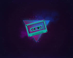 Estetik Retro Neon Kaset