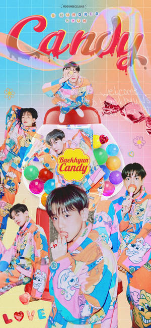 EXO Baekhyun Candy duvar kağıdı