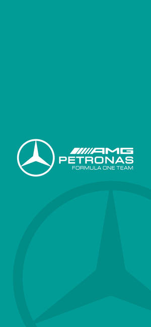F1 iPhone AMG Petronas Turkuaz Logo — iPhone 16 Pro Max Duvar Kağıdı