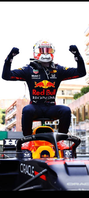 F1 iPhone Max Verstappen Monaco GP Zaferi — Galaxy S26 Ultra Duvar Kağıdı