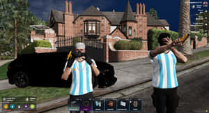 GTA 5,Çete,Arjantin,Araba,Tişört Png,Aura,Kardeş