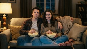 Vivo ve Gabi evde rahat bir film gecesi geçiriyor.