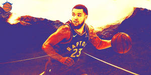 Fred Vanvleet mor sanat duvar kağıdı — Koyu mor estetik Duvar Kağıdı