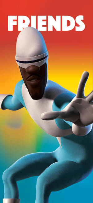 Frozone renkli Grafik duvar kağıdı — iPhone 16 Duvar Kağıdı