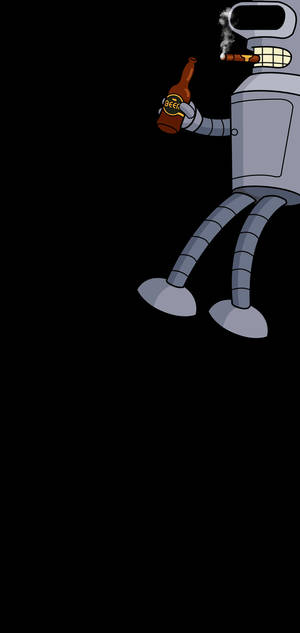 Galaxy S10 Plus Bender Hayran Sanatı — iPhone 14 Plus Duvar Kağıdı